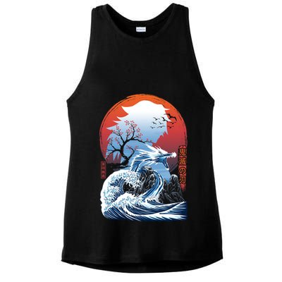 The Great Water Dragon Ladies PosiCharge Tri-Blend Wicking Tank