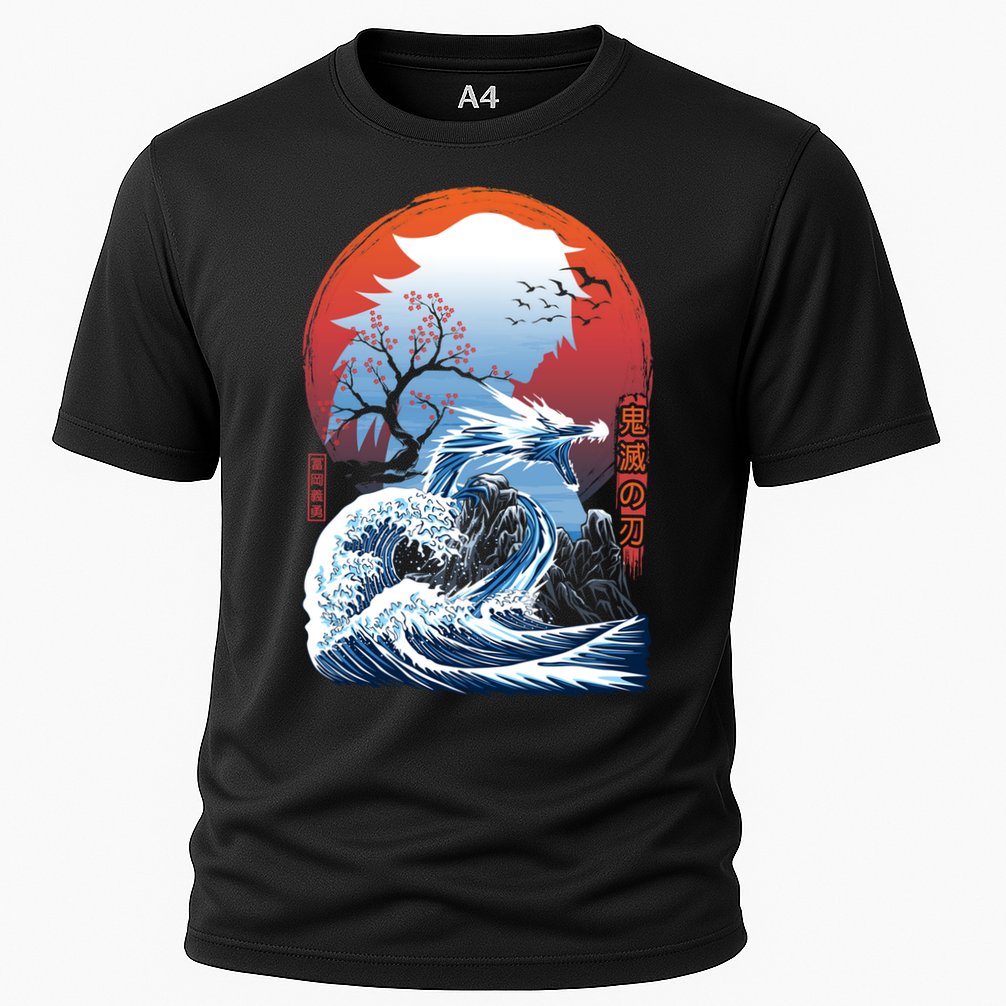 The Great Water Dragon Cooling Performance Crew T-Shirt