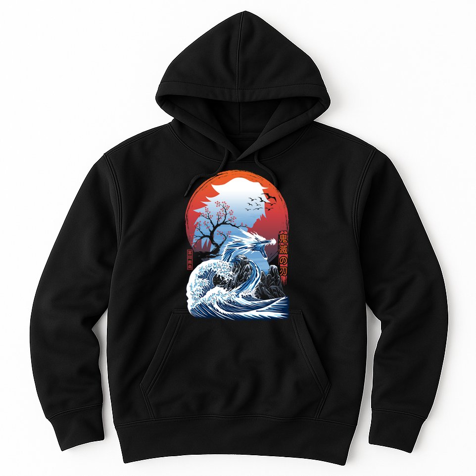The Great Water Dragon Hoodie