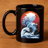 The Great Water Dragon 11oz C Handle Ceramic Mug