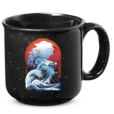 The Great Water Dragon 15oz Campfire Ceramic Mug
