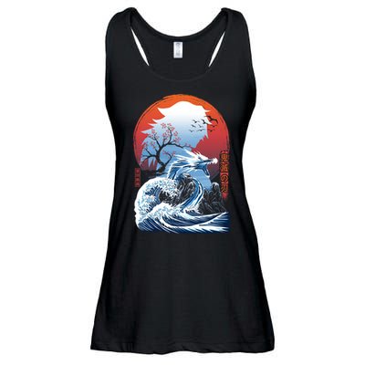 The Great Water Dragon Ladies Essential Flowy Tank
