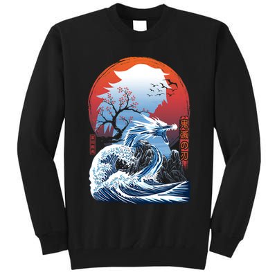 The Great Water Dragon Tall Sweatshirt