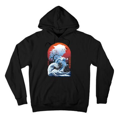 The Great Water Dragon Tall Hoodie