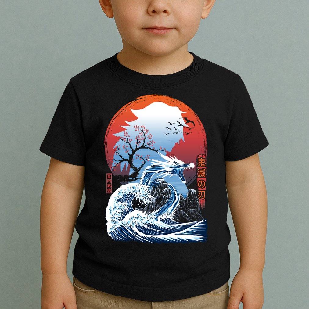 The Great Water Dragon Toddler T-Shirt