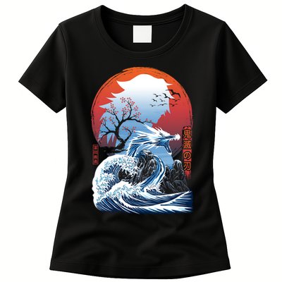 The Great Water Dragon Womens T-Shirt