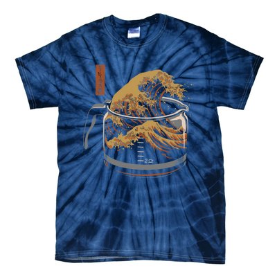 The Great Wave Of Coffee Tie-Dye T-Shirt