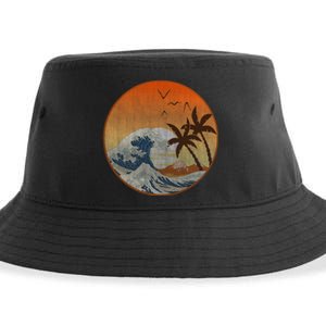 The Great Wave Off Kanagawa Sustainable Bucket Hat