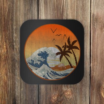 The Great Wave Off Kanagawa Coaster