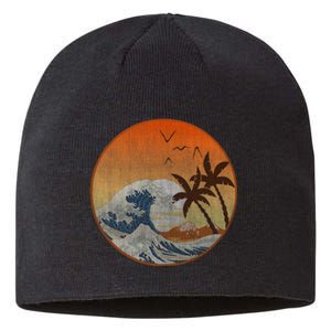 The Great Wave Off Kanagawa Sustainable Beanie