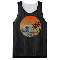 The Great Wave Off Kanagawa Mesh Reversible Basketball Jersey Tank