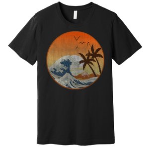 The Great Wave Off Kanagawa Premium T-Shirt