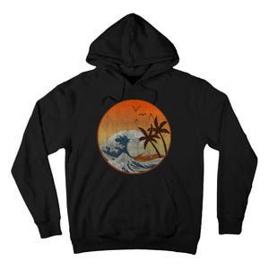 The Great Wave Off Kanagawa Tall Hoodie