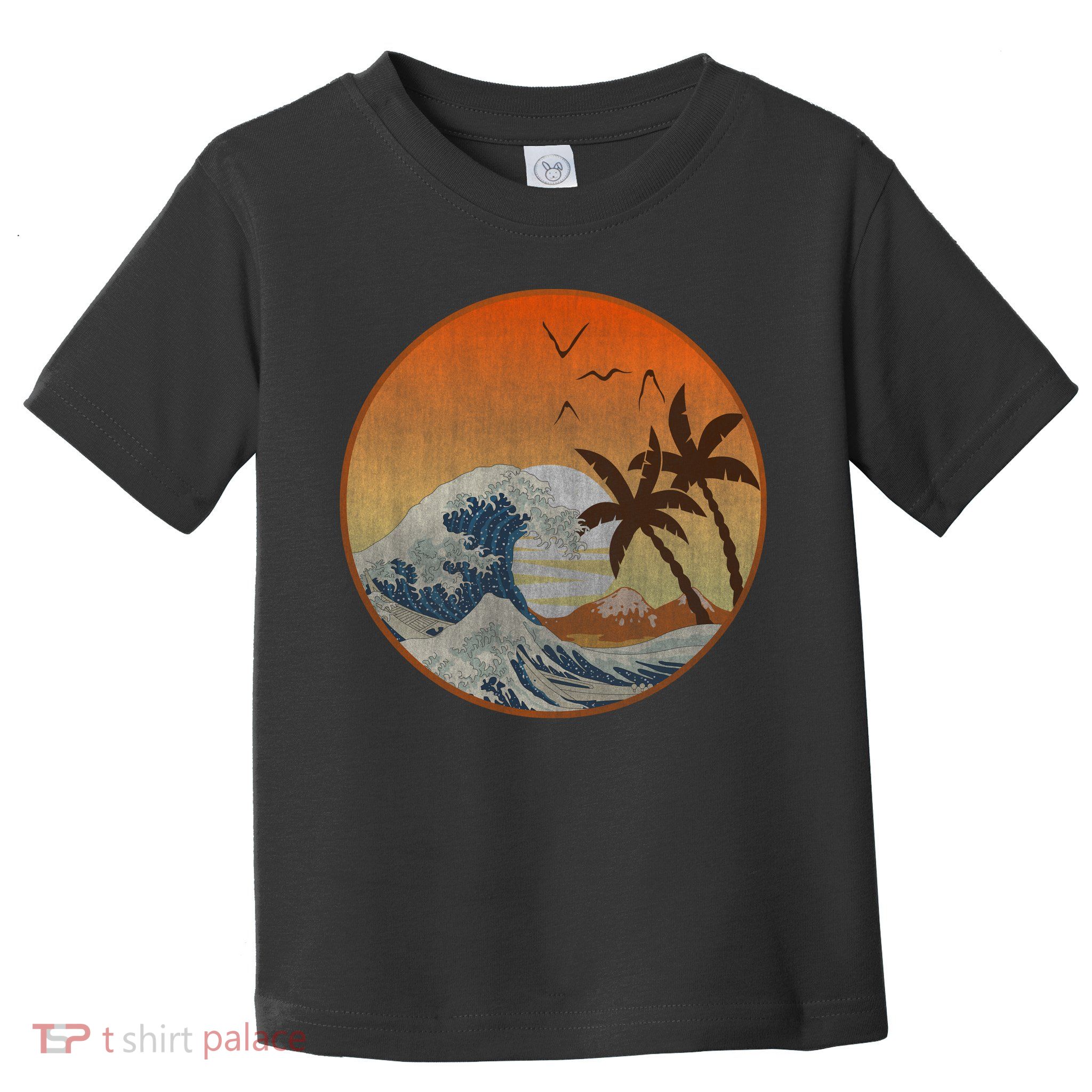 The Great Wave Off Kanagawa Toddler T-Shirt