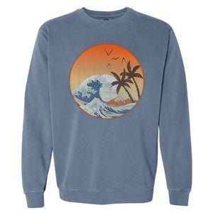 The Great Wave Off Kanagawa Garment-Dyed Sweatshirt