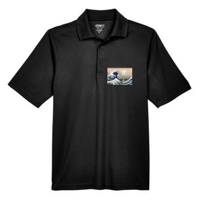 The Great Wave Off Kanagawa Copy Men's Origin Performance Piqué Polo