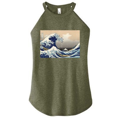 The Great Wave Off Kanagawa Copy Women's Perfect Tri Rocker Tank