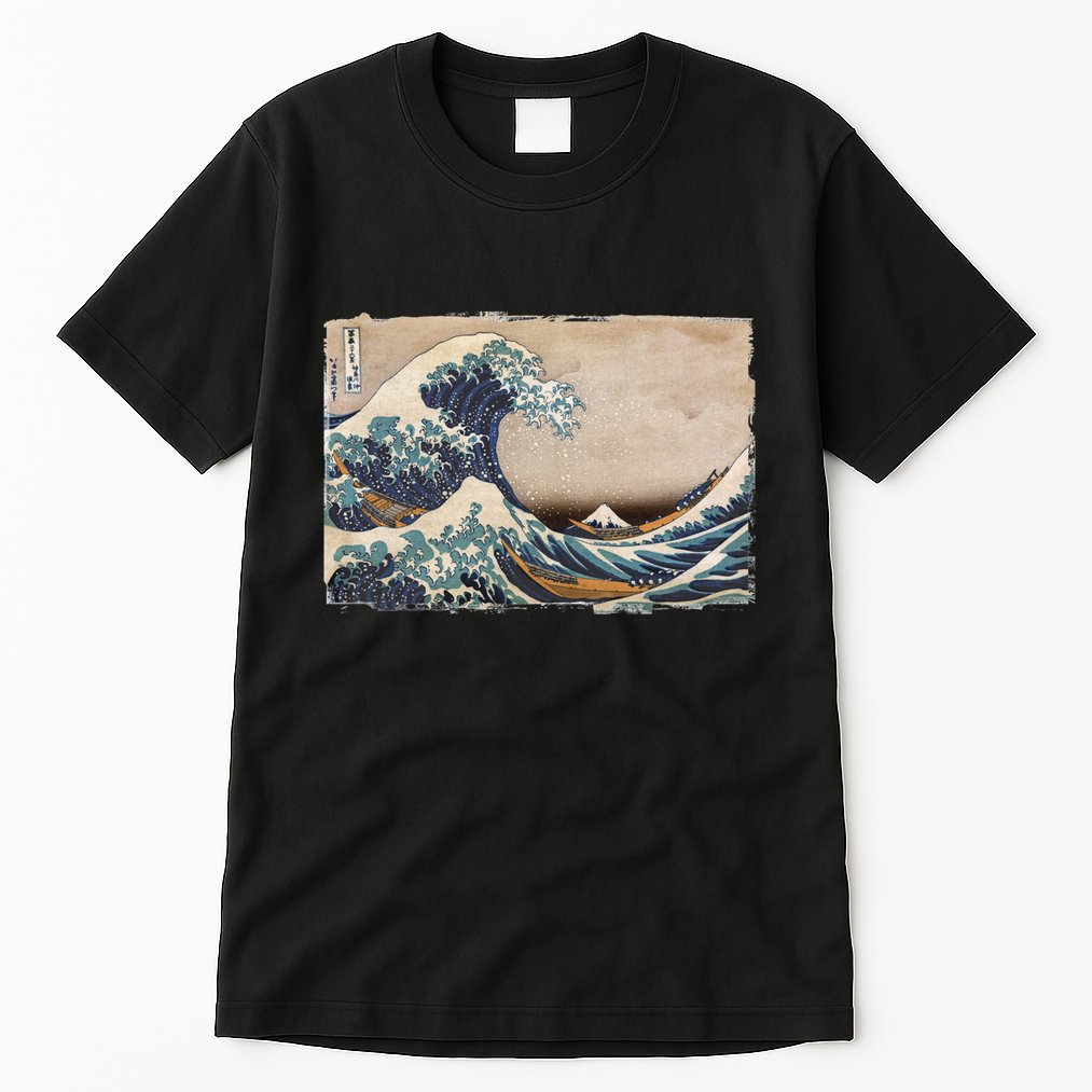 The Great Wave Off Kanagawa Tall T-Shirt