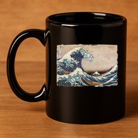 The Great Wave Off Kanagawa 11oz C Handle Ceramic Mug