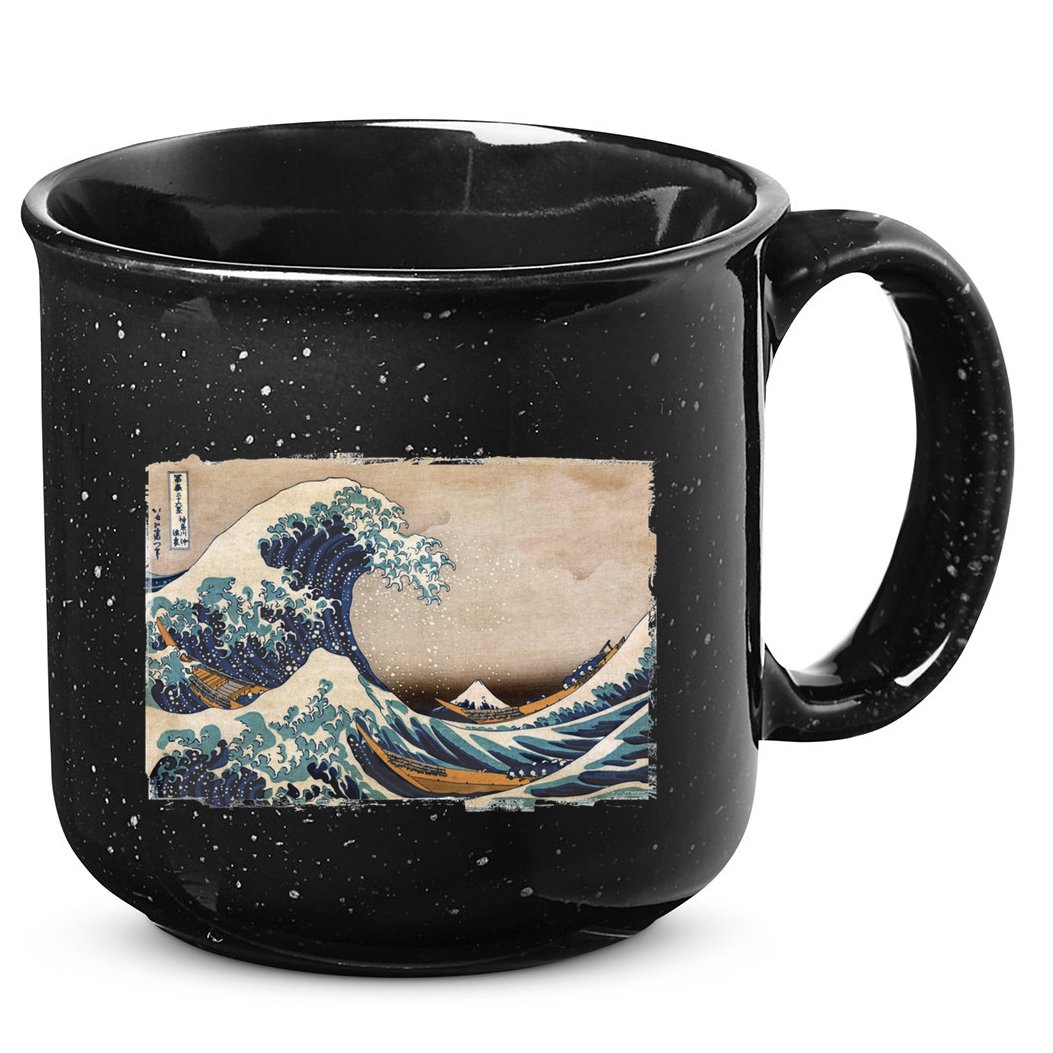 The Great Wave Off Kanagawa 15oz Campfire Ceramic Mug