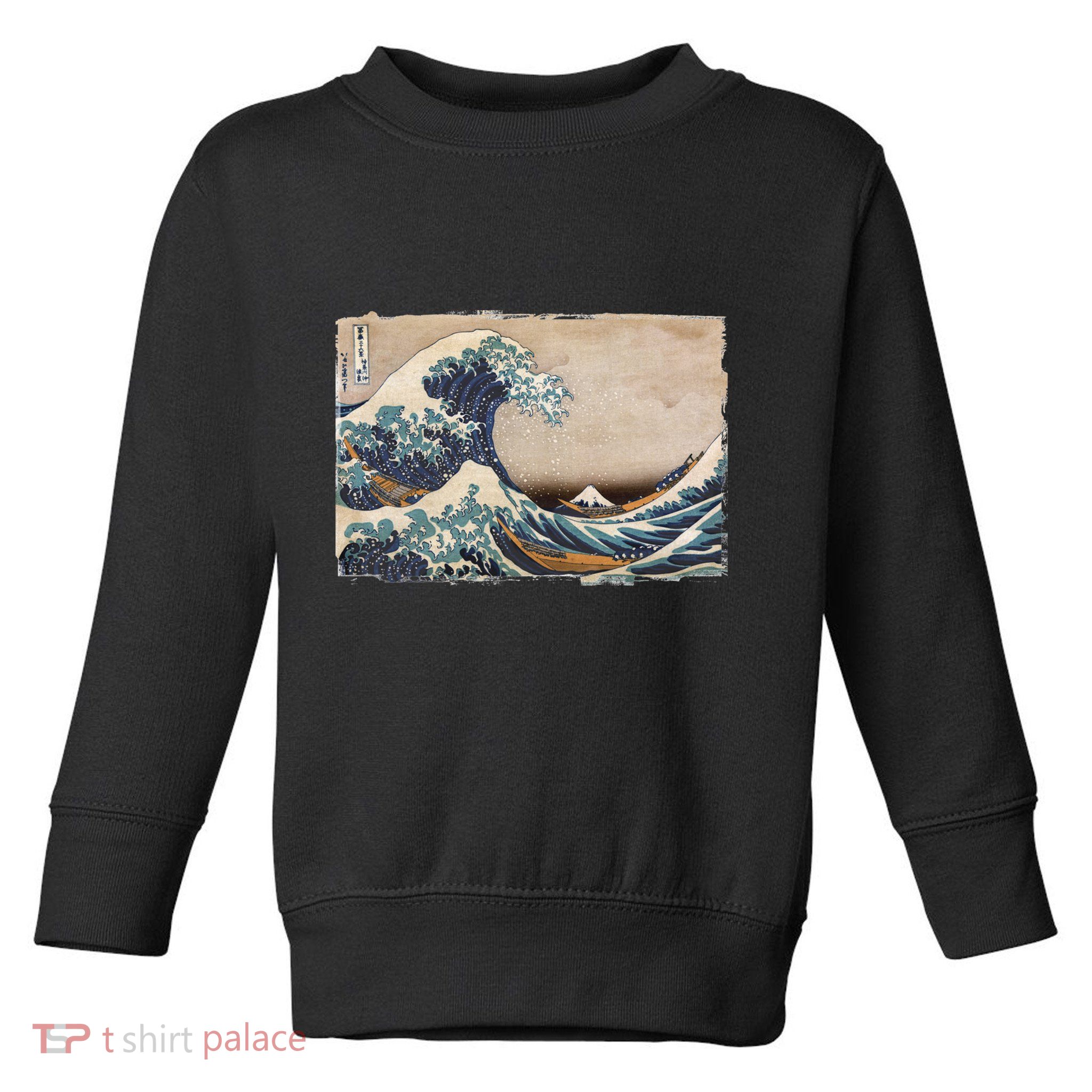 The Great Wave Off Kanagawa Toddler Sweatshirt