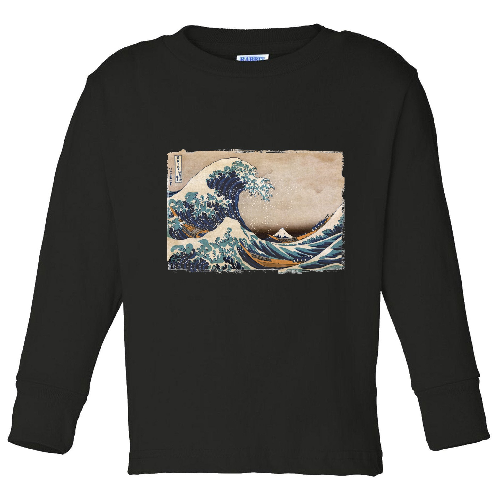 The Great Wave Off Kanagawa Toddler Long Sleeve Shirt