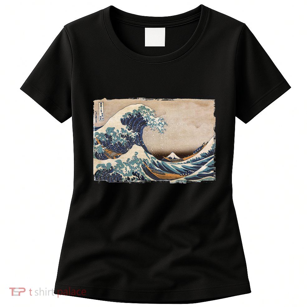 The Great Wave Off Kanagawa Womens T-Shirt