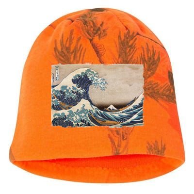 The Great Wave Off Kanagawa Kati - Camo Knit Beanie