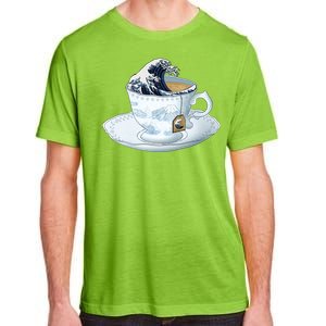 Tea Great Wave Off Kanagawa Adult ChromaSoft Performance T-Shirt