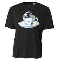 Tea Great Wave Off Kanagawa Cooling Performance Crew T-Shirt