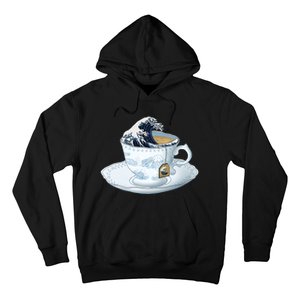 Tea Great Wave Off Kanagawa Hoodie