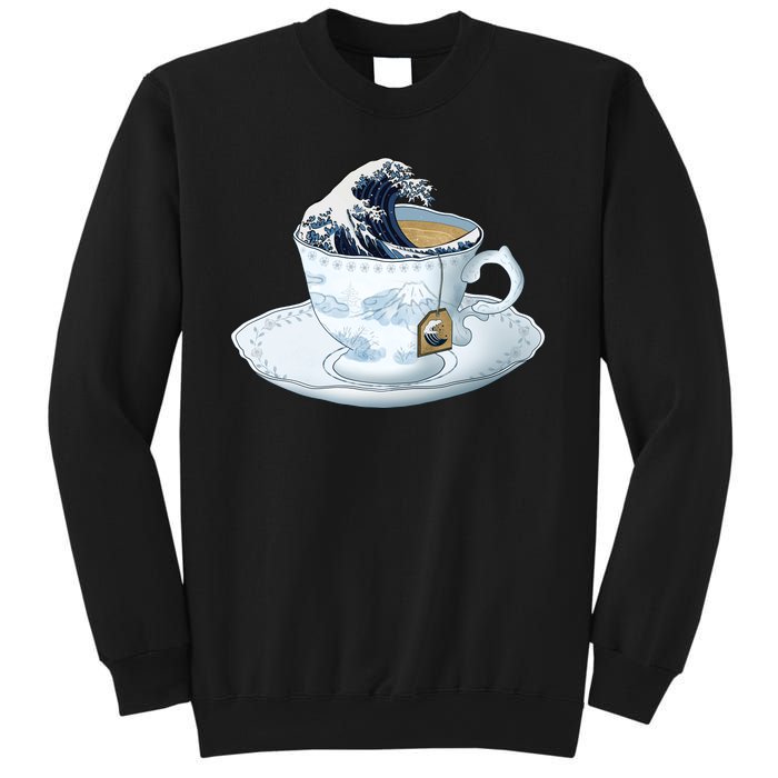 Tea Great Wave Off Kanagawa Sweatshirt