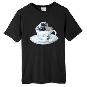 Tea Great Wave Off Kanagawa Tall Fusion ChromaSoft Performance T-Shirt