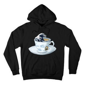 Tea Great Wave Off Kanagawa Tall Hoodie