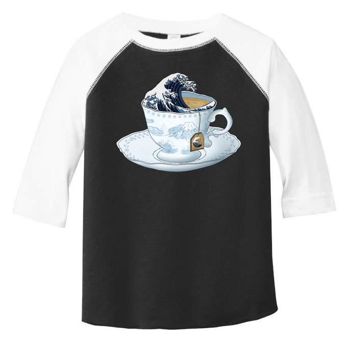 Tea Great Wave Off Kanagawa Toddler Fine Jersey T-Shirt