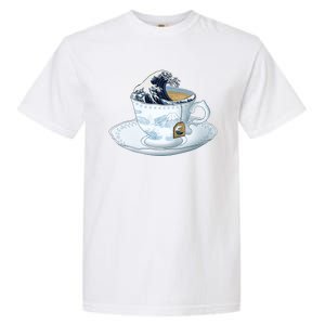 Tea Great Wave Off Kanagawa Garment-Dyed Heavyweight T-Shirt