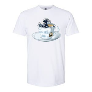 Tea Great Wave Off Kanagawa Softstyle CVC T-Shirt