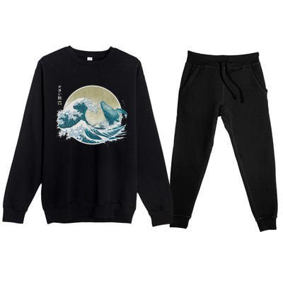 The Great Whale Premium Crewneck Sweatsuit Set