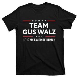 Team Gus Walz Waltz He Is My Favorite Human T-Shirt