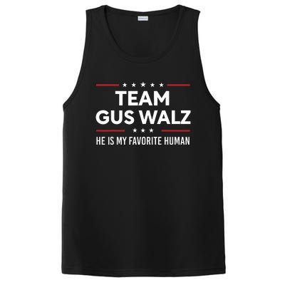 Team Gus Walz Waltz He Is My Favorite Human PosiCharge Competitor Tank