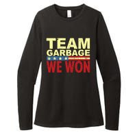 Team Garbage We Won Team Garbage For Trump 2024 Elections Womens CVC Long Sleeve Shirt