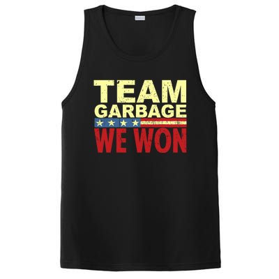 Team Garbage We Won Team Garbage For Trump 2024 Elections PosiCharge Competitor Tank