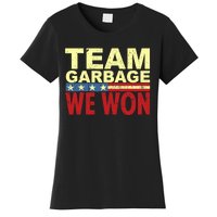 Team Garbage We Won Team Garbage For Trump 2024 Elections Women's T-Shirt