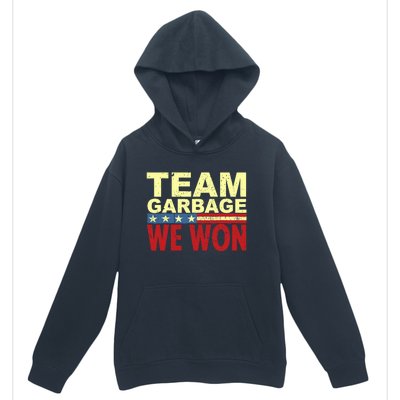 Team Garbage We Won Team Garbage For Trump 2024 Elections Urban Pullover Hoodie