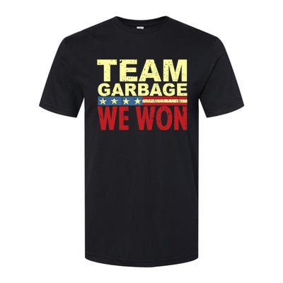 Team Garbage We Won Team Garbage For Trump 2024 Elections Softstyle® CVC T-Shirt