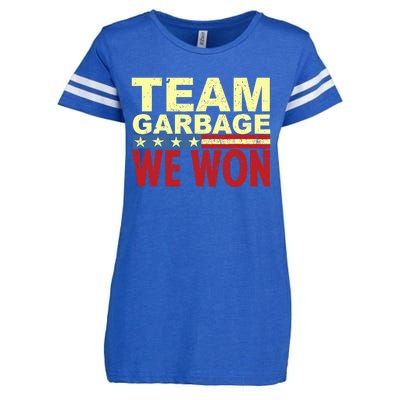 Team Garbage We Won Team Garbage For Trump 2024 Elections Enza Ladies Jersey Football T-Shirt