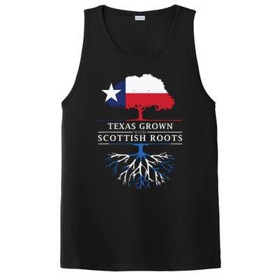 Texas Grown With Scottish Roots Scotland Pride PosiCharge Competitor Tank