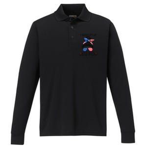 The Girl Who Was Right The Entire Time Trump 45 47 America Performance Long Sleeve Polo