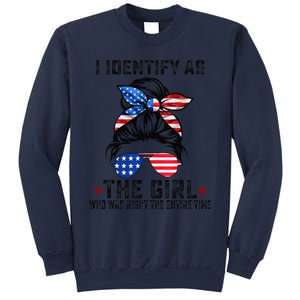 The Girl Who Was Right The Entire Time Trump 45 47 America Sweatshirt