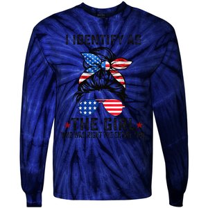 The Girl Who Was Right The Entire Time Trump 45 47 America Tie-Dye Long Sleeve Shirt